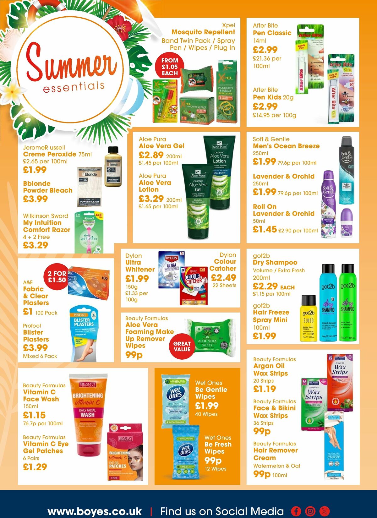 Boyes Offers from 18 May