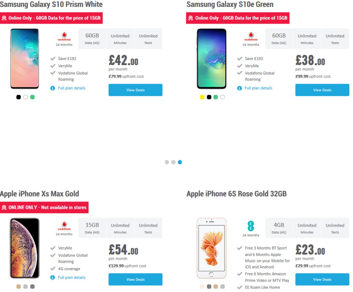 Carphone Warehouse Offers from 16 May
