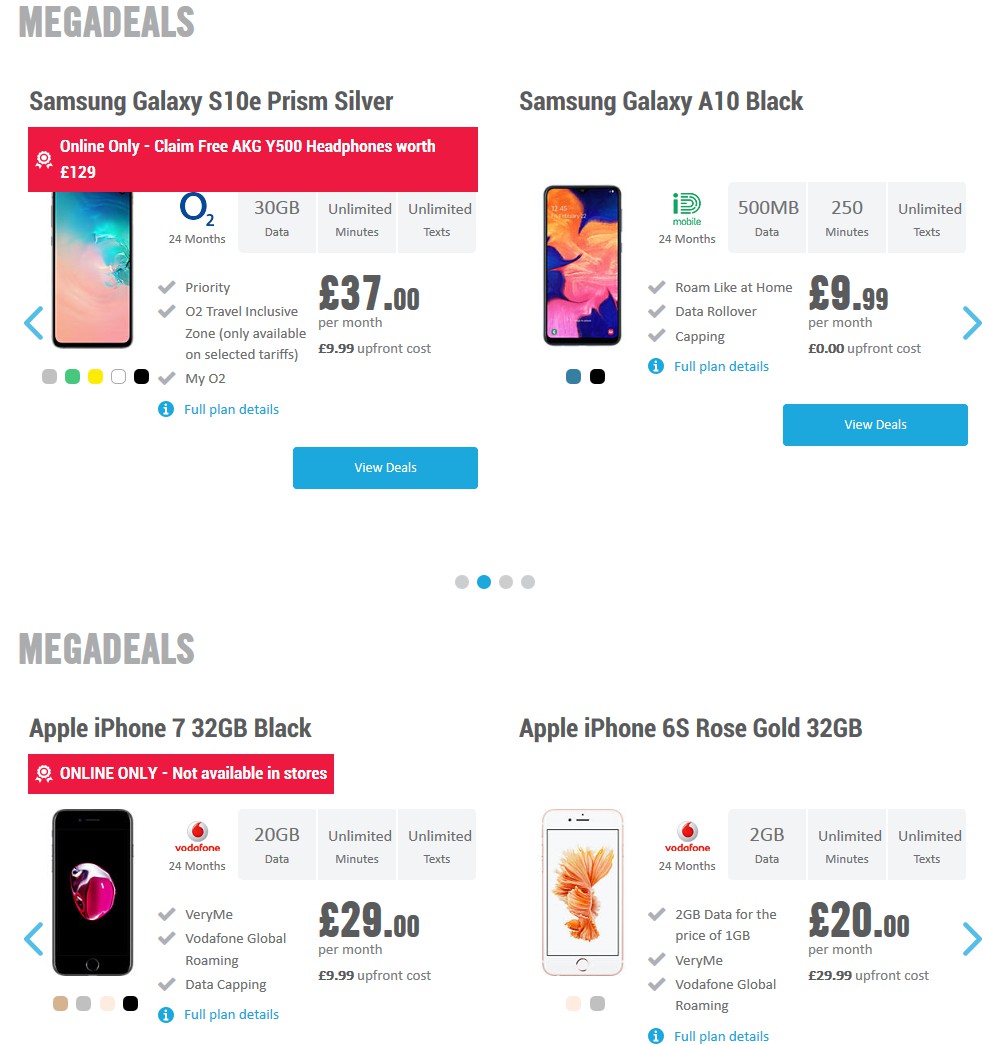 Carphone Warehouse Offers from 28 August