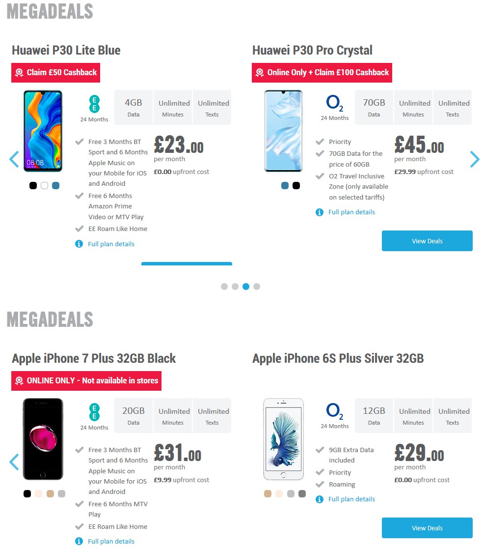 Carphone Warehouse Offers from 28 August