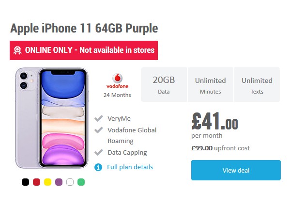 Carphone Warehouse Offers from 18 September