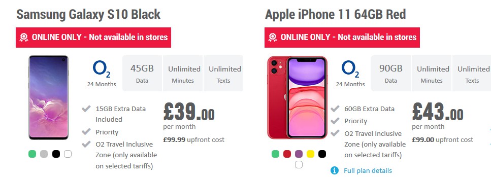 Carphone Warehouse Offers from 3 October