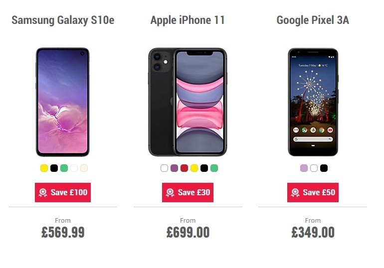 Carphone Warehouse Offers from 4 January