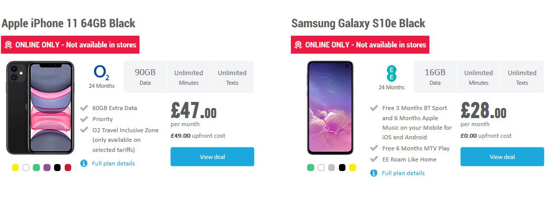Carphone Warehouse Offers from 26 February