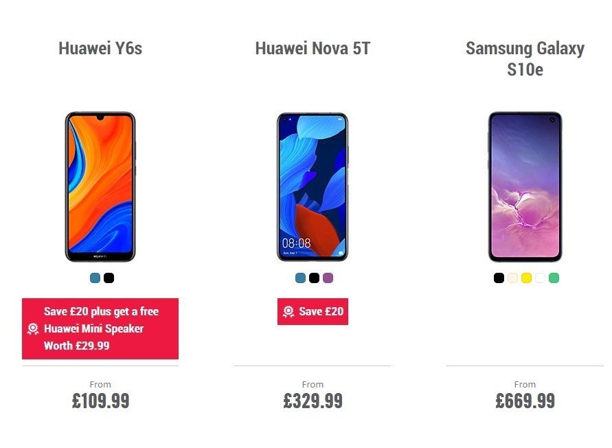 Carphone Warehouse Offers from 26 February
