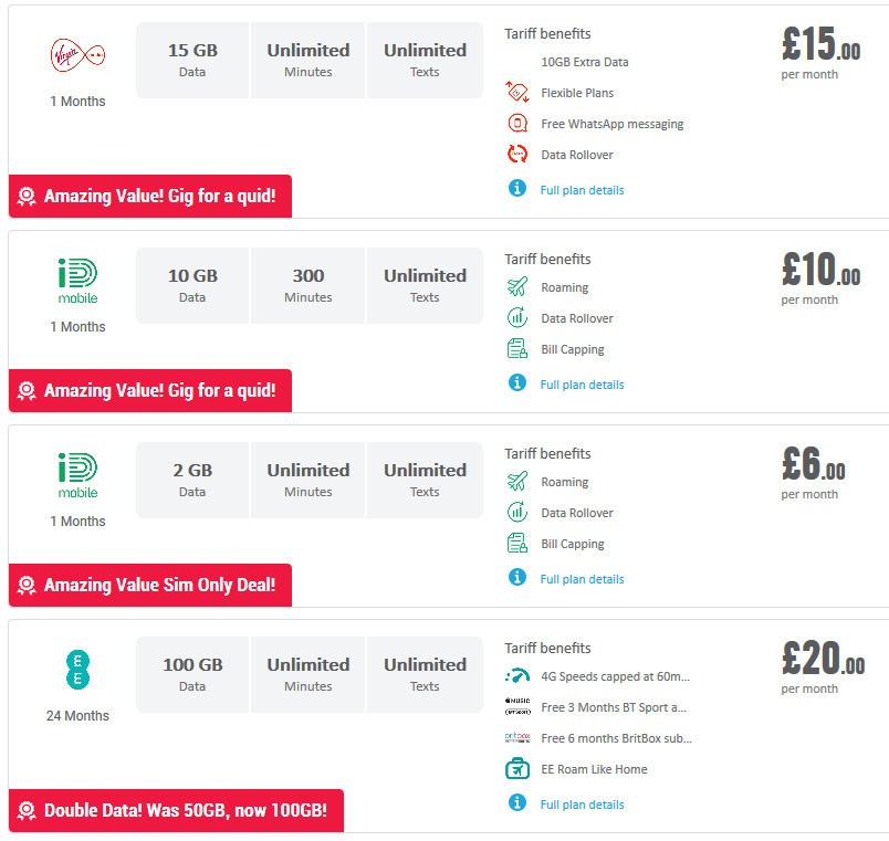 Carphone Warehouse Offers from 15 June