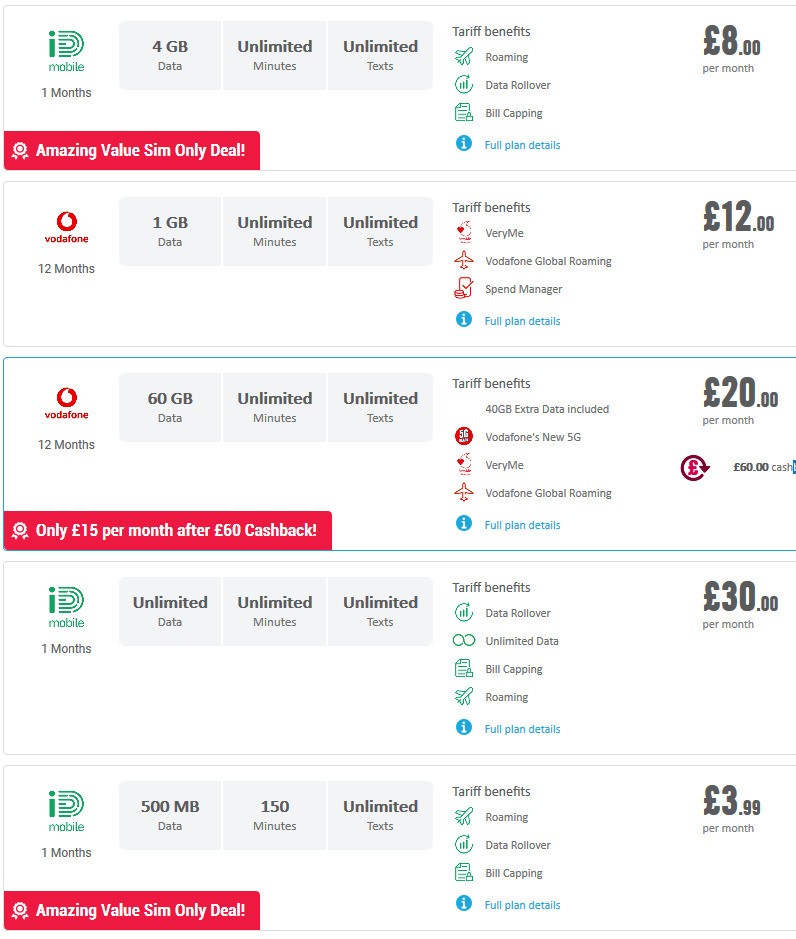 Carphone Warehouse Offers from 15 June