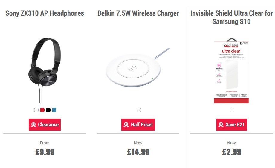 Carphone Warehouse Offers from 16 July