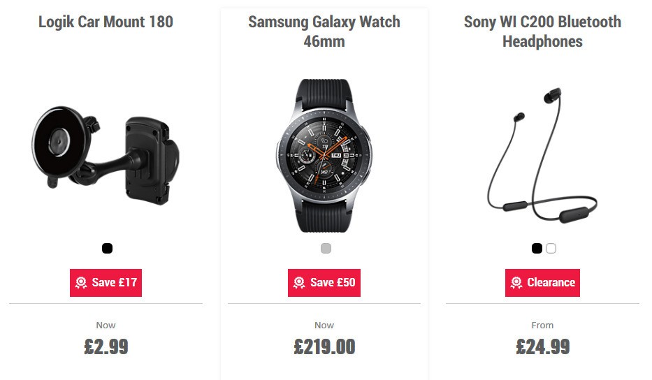 Carphone Warehouse Offers from 16 July