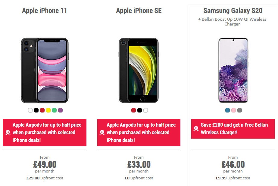Carphone Warehouse Offers from 16 July