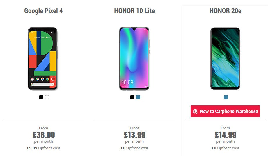 Carphone Warehouse Offers from 16 July