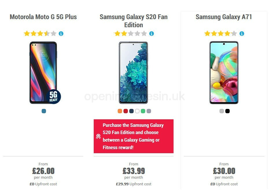 Carphone Warehouse Offers from 9 October