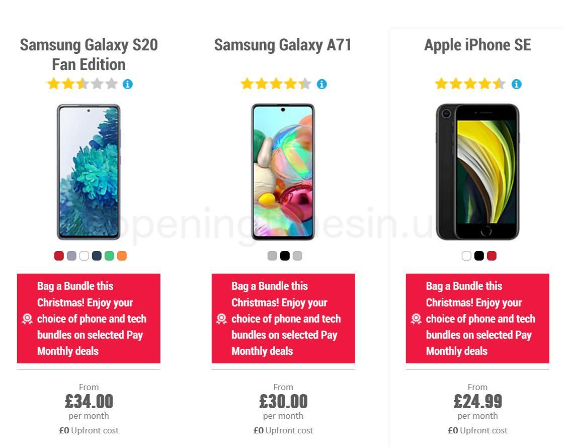 Carphone Warehouse Offers from 11 December