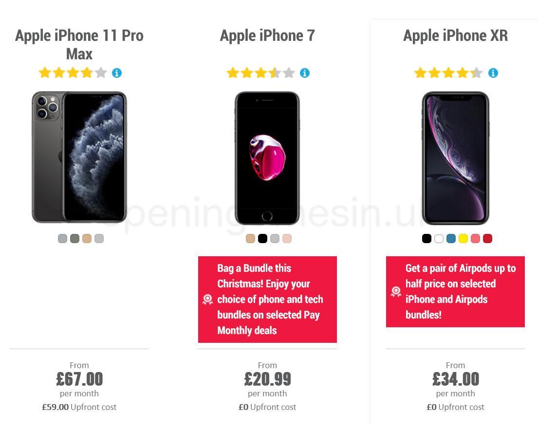 Carphone Warehouse Offers from 11 December