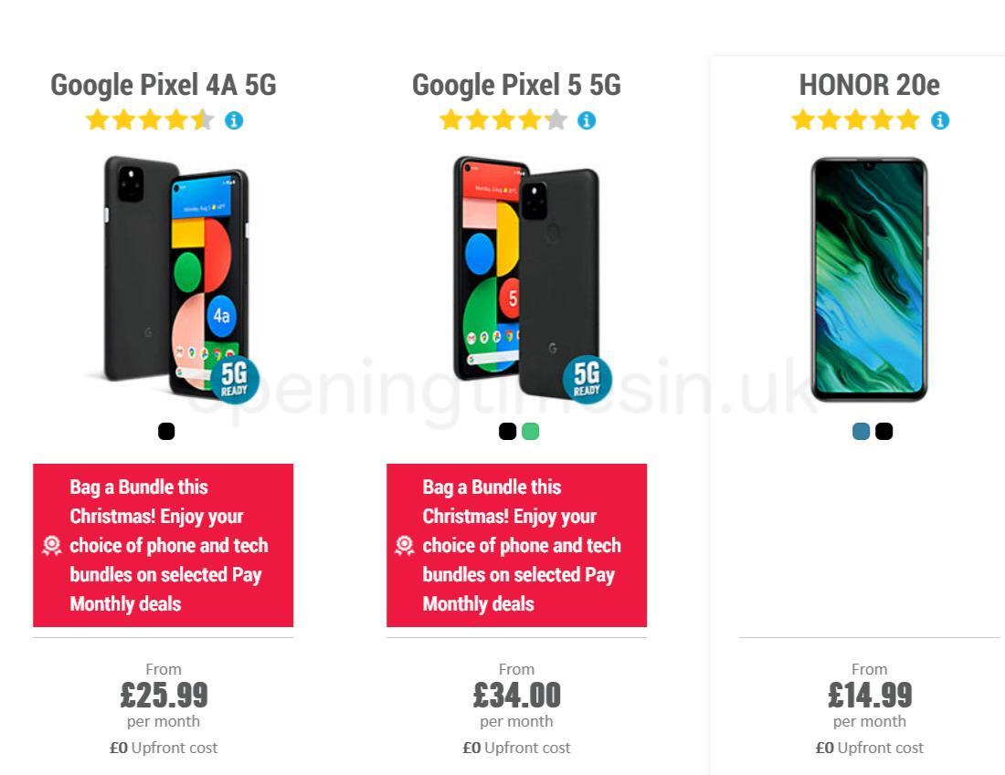 Carphone Warehouse Offers from 11 December