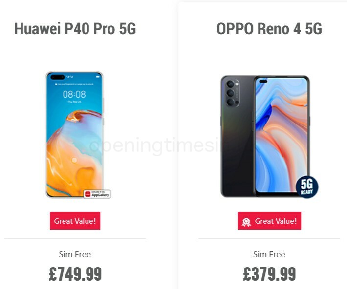 Carphone Warehouse Offers from 2 January