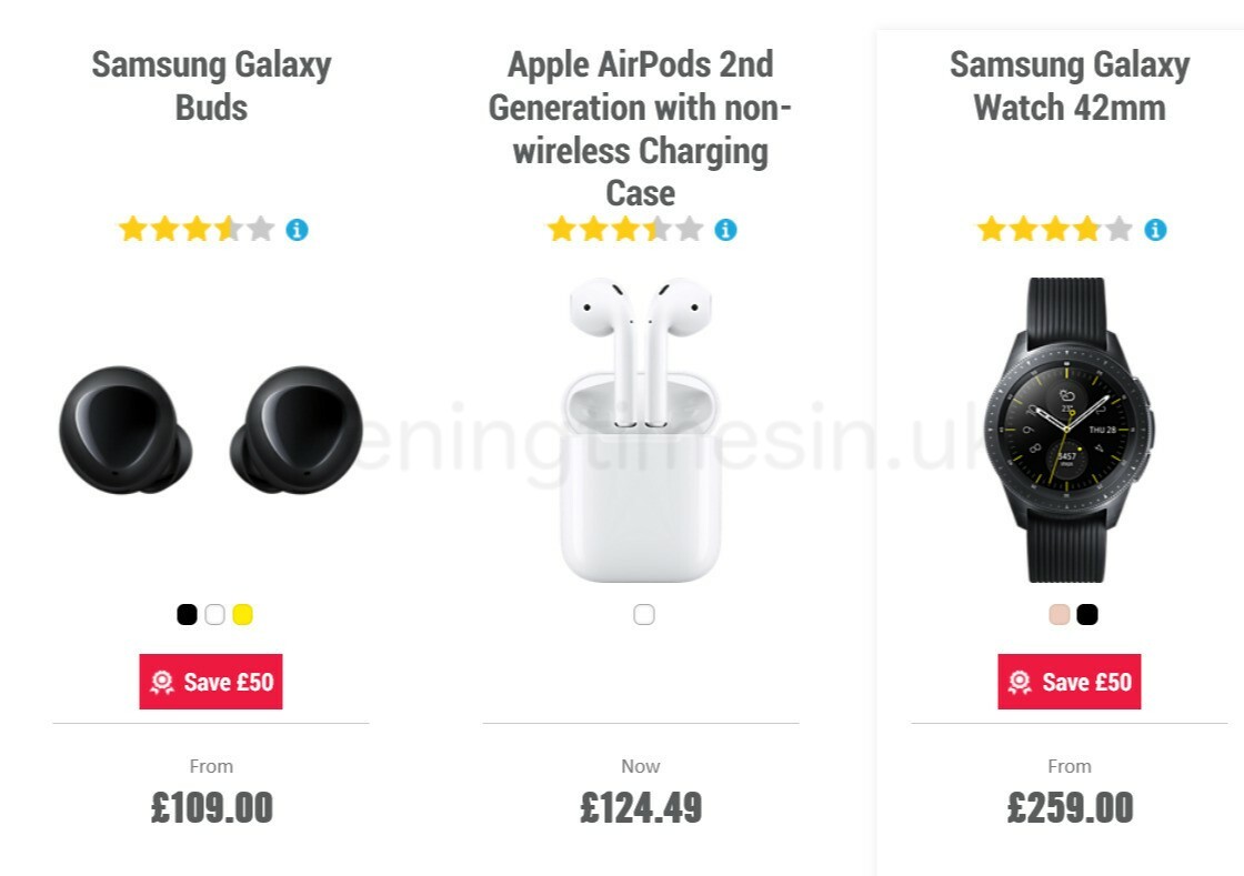 Carphone Warehouse Offers from 2 January
