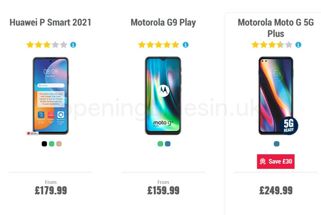 Carphone Warehouse Offers from 4 March