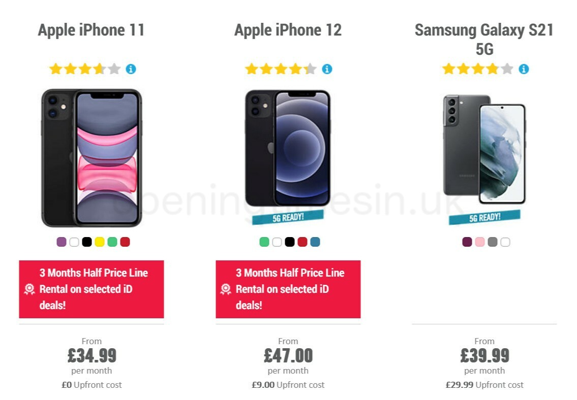 Carphone Warehouse Offers from 8 April