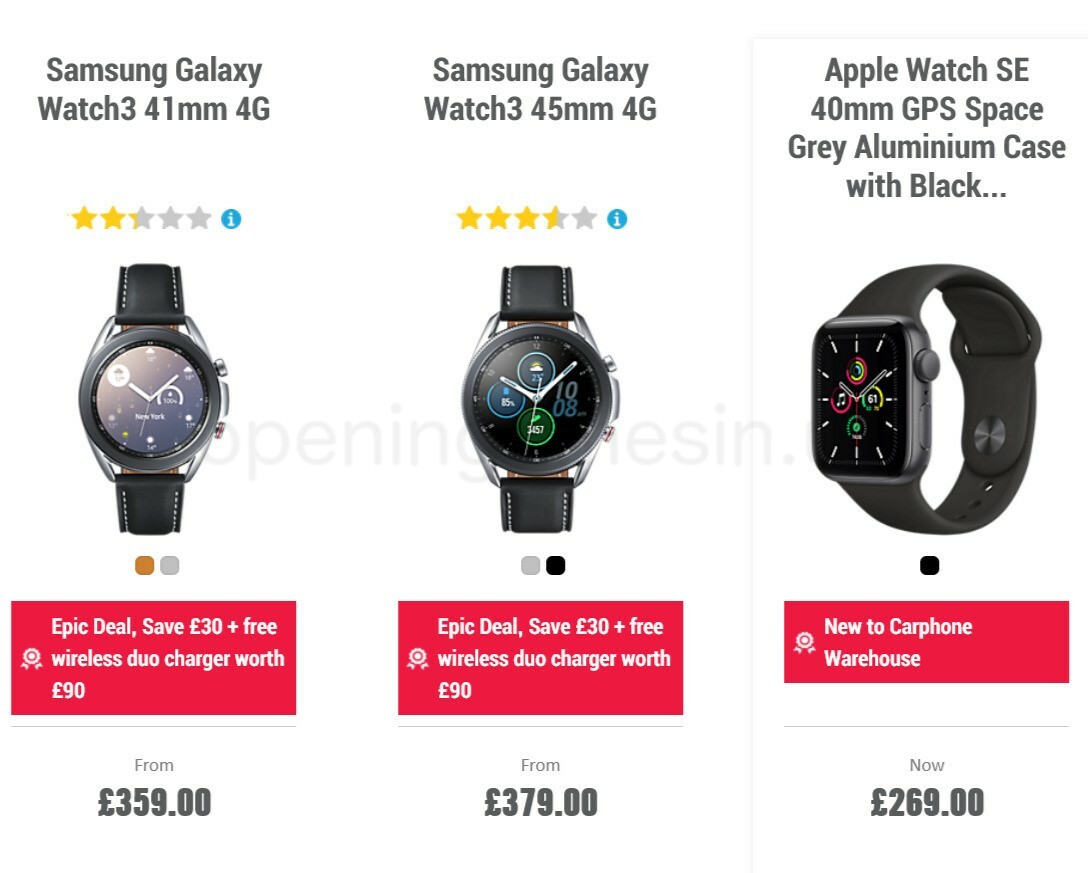 Carphone Warehouse Offers from 8 April