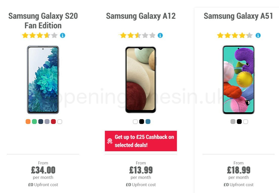 Carphone Warehouse Offers from 8 April