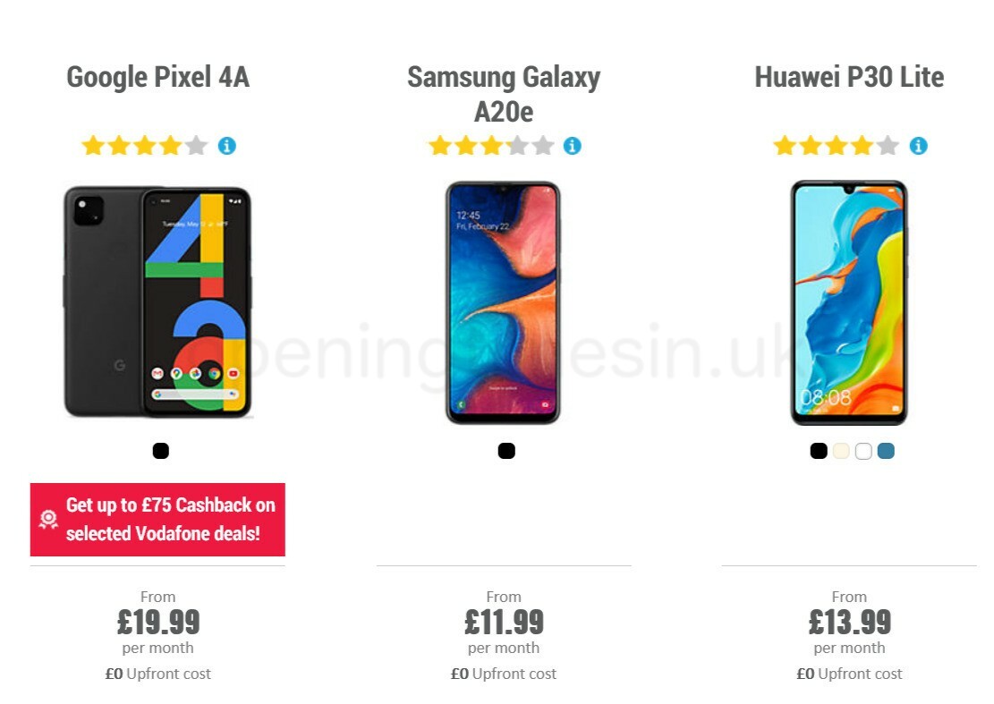 Carphone Warehouse Offers from 8 April