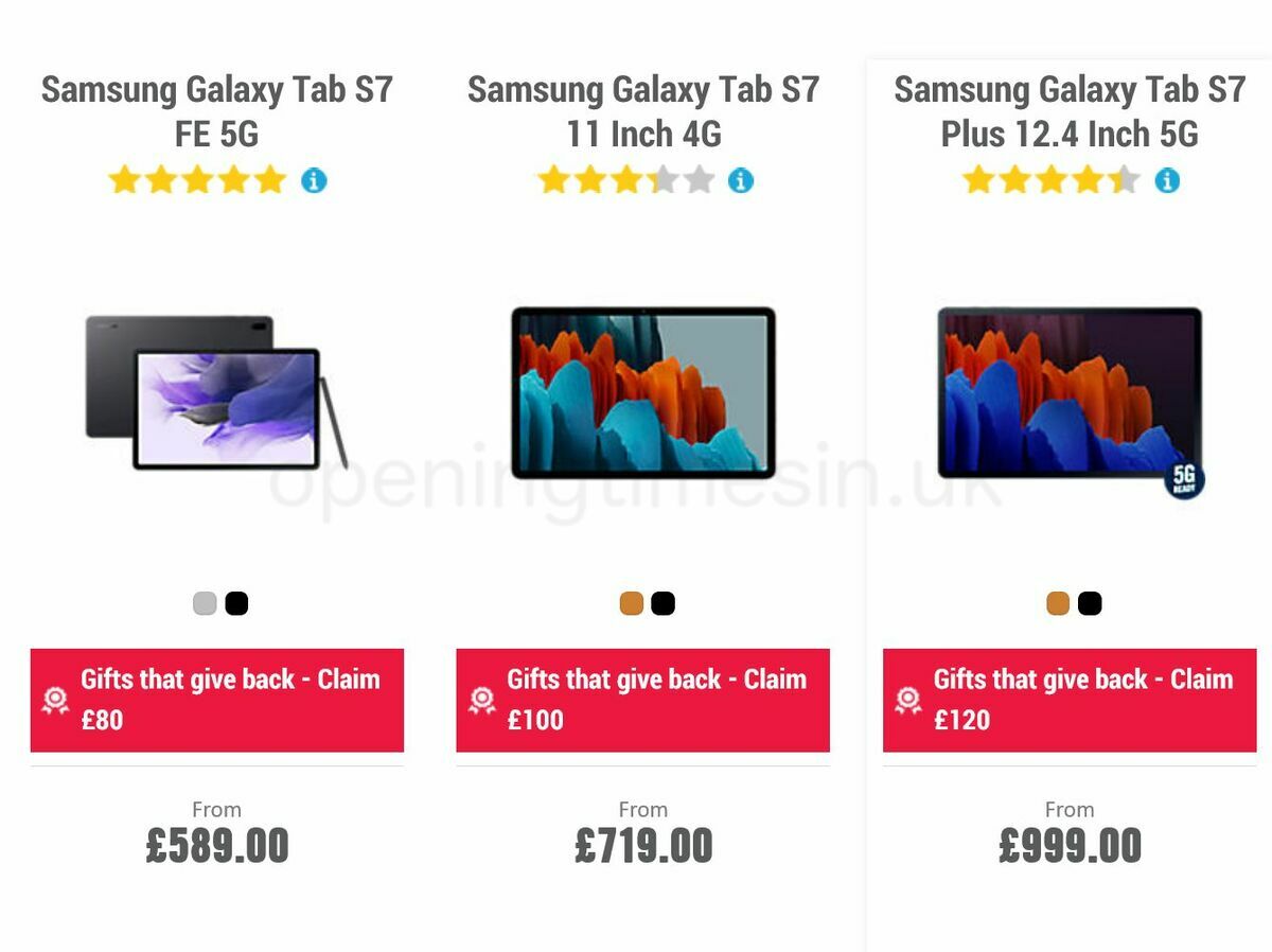 Carphone Warehouse Offers from 29 December