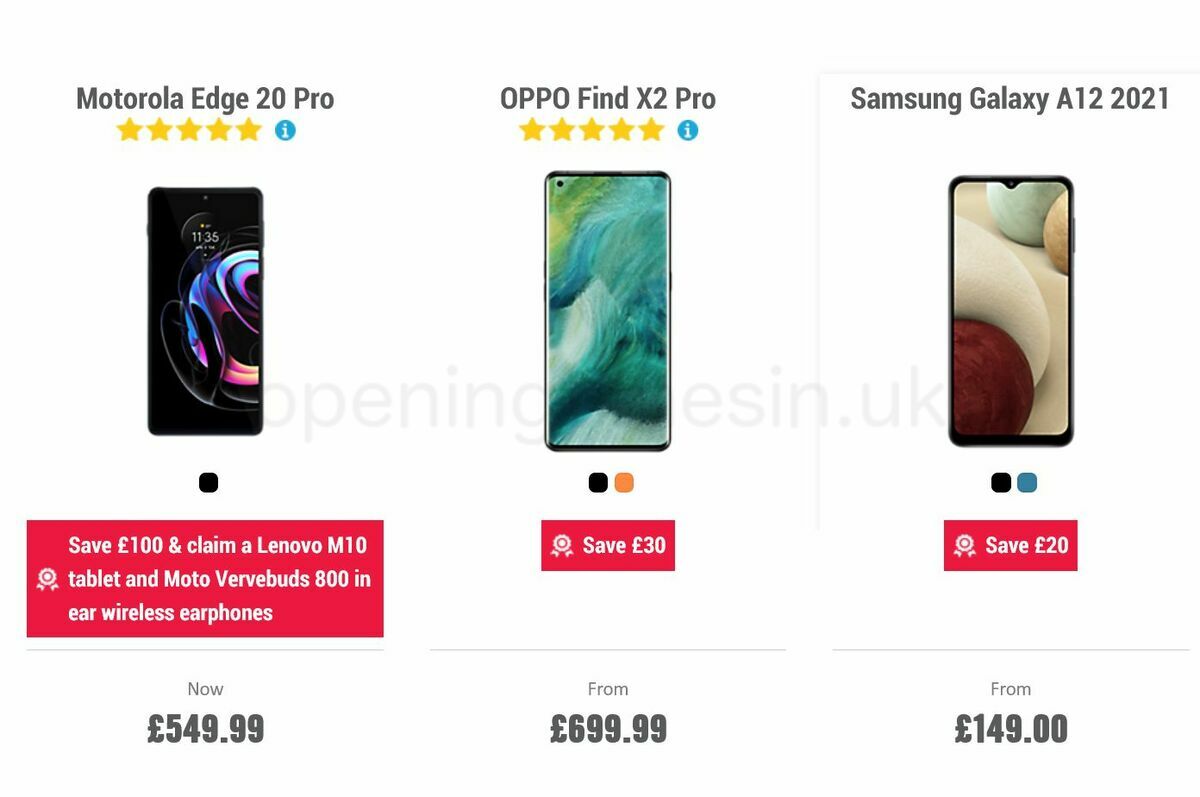 Carphone Warehouse Offers from 1 February