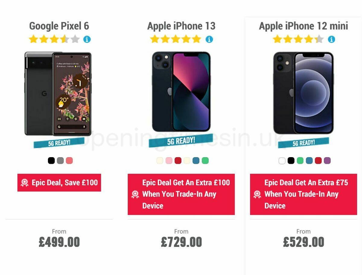 Carphone Warehouse Offers from 1 June