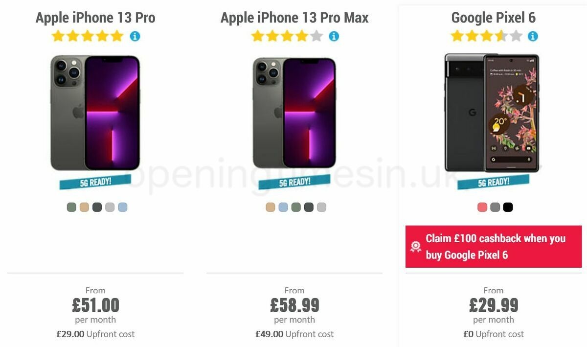 Carphone Warehouse Offers from 25 June