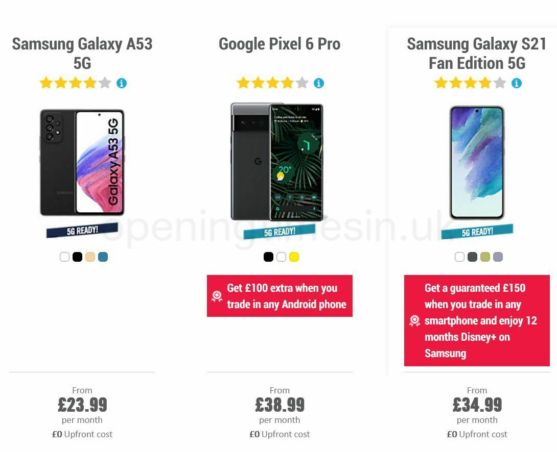 Carphone Warehouse Offers from 28 July