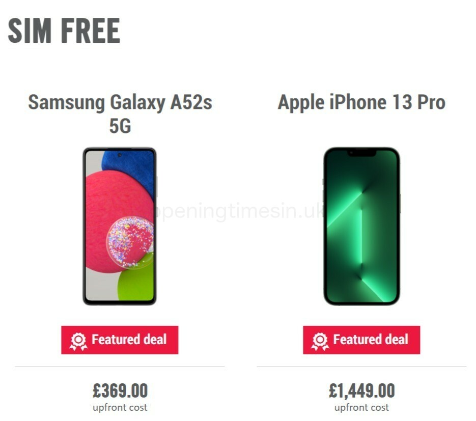 Carphone Warehouse Offers from 22 December