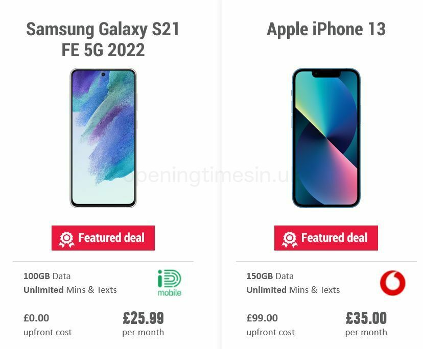 Carphone Warehouse Offers from 19 March