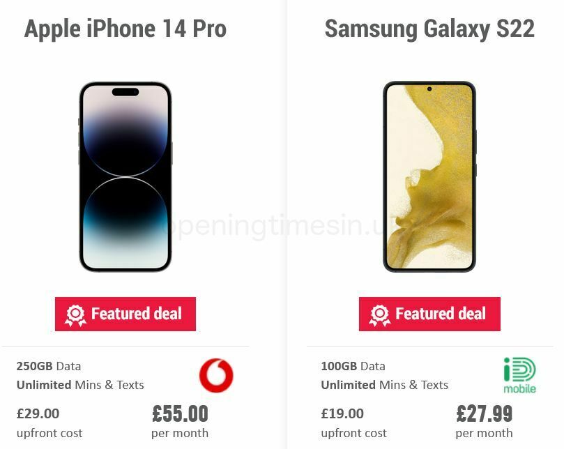 Carphone Warehouse Offers from 20 April