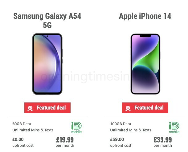 Carphone Warehouse Offers from 25 May