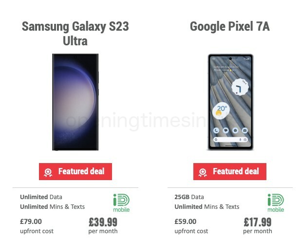 Carphone Warehouse Offers from 25 May