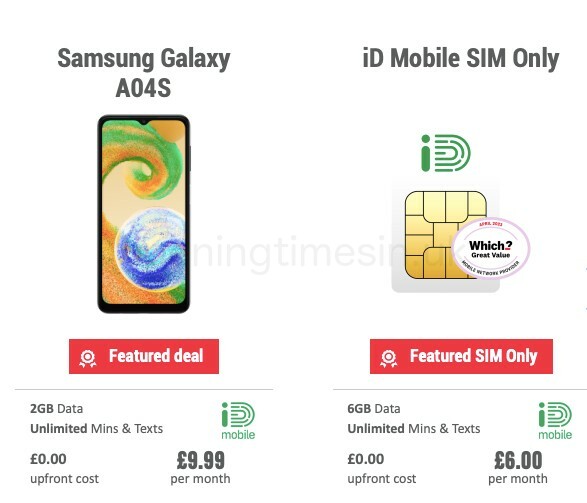 Carphone Warehouse Offers from 25 May