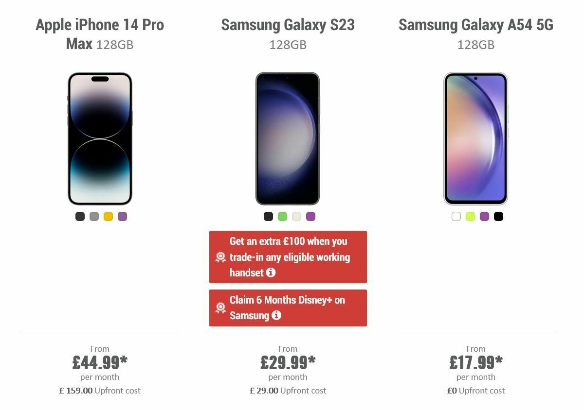 Carphone Warehouse Offers from 28 August
