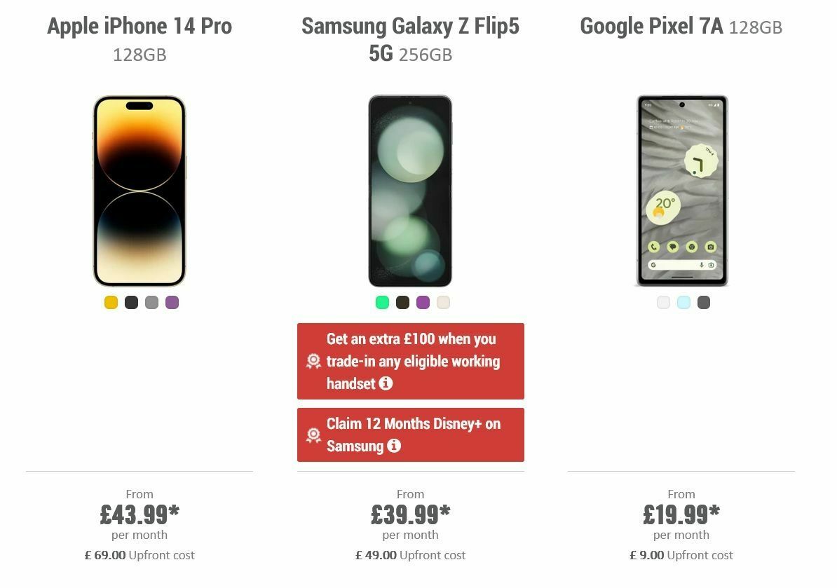 Carphone Warehouse Offers from 28 August