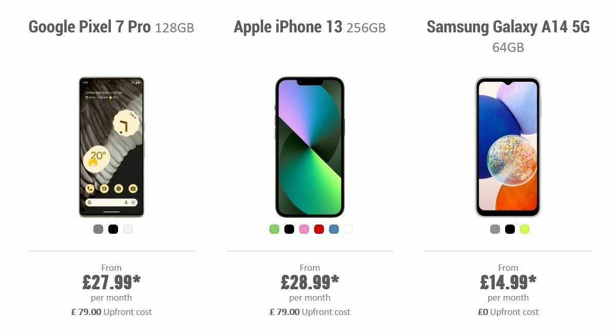 Carphone Warehouse Offers from 11 October