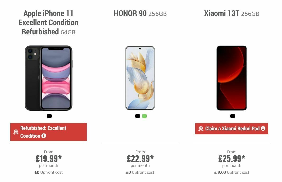 Carphone Warehouse Offers from 11 October