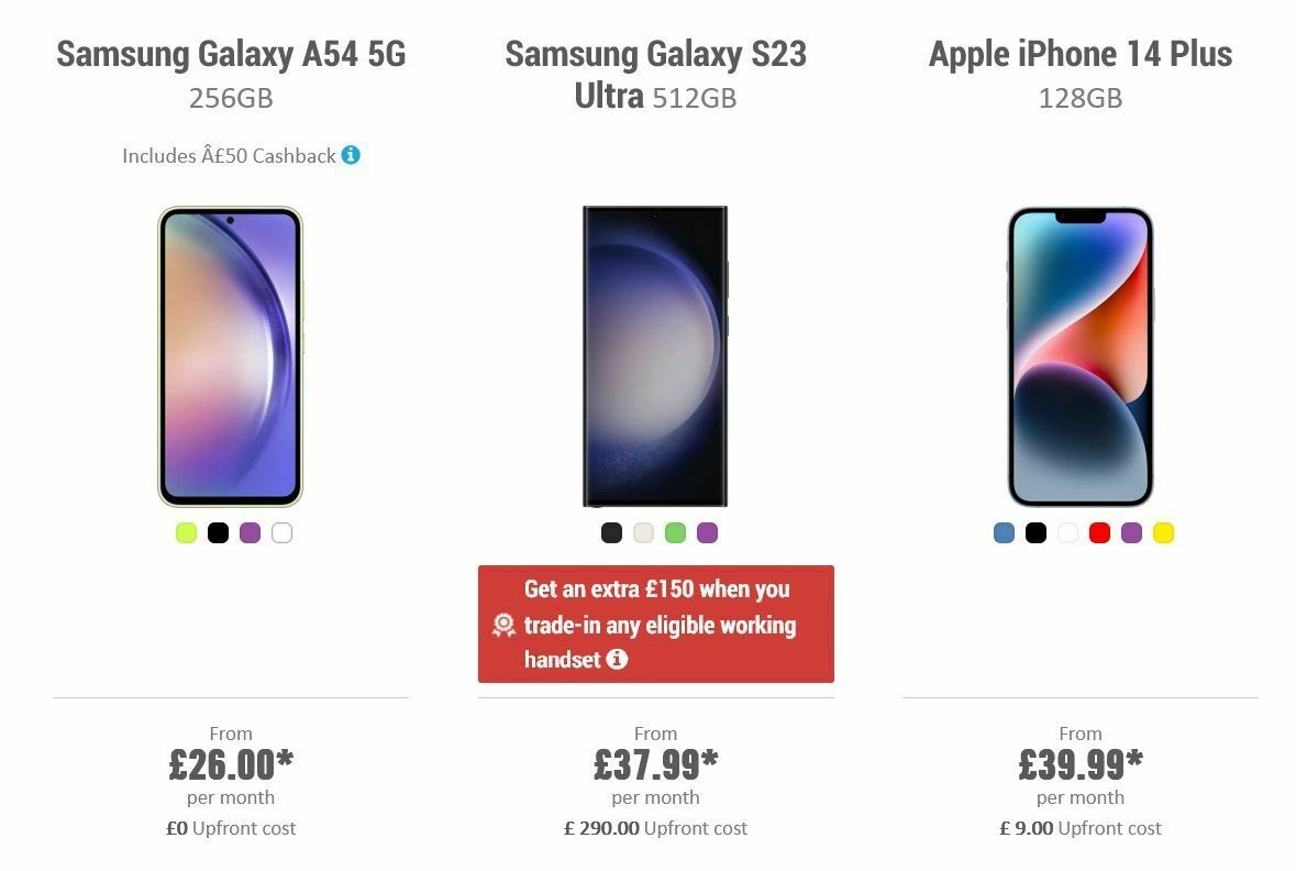 Carphone Warehouse Offers from 11 October