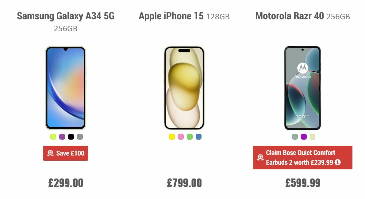 Carphone Warehouse Offers from 25 December