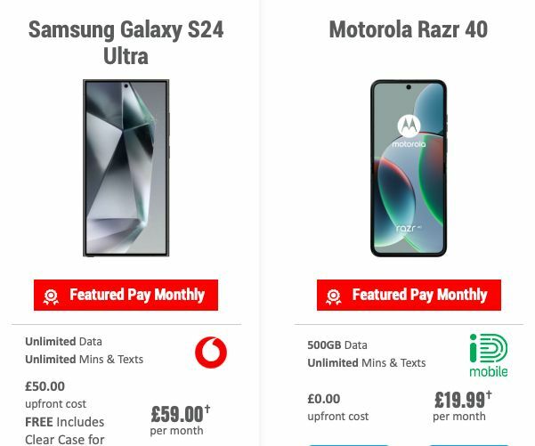 Carphone Warehouse Offers from 21 March