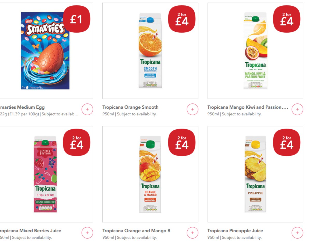 Co-op Food Offers from 9 March