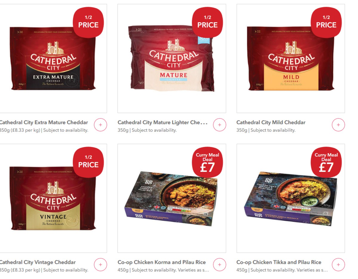Co-op Food Offers from 23 March