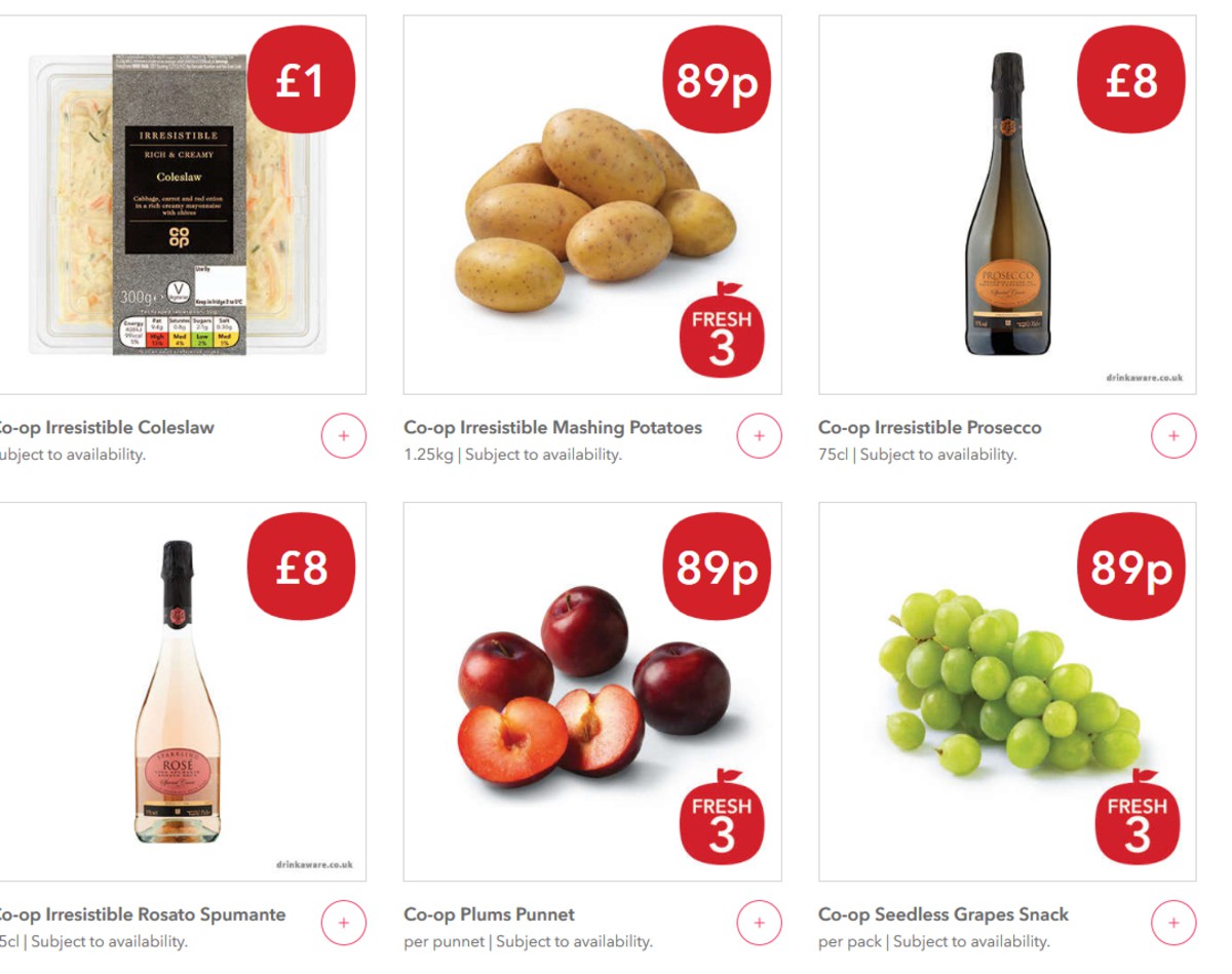 Co-op Food Offers from 23 March
