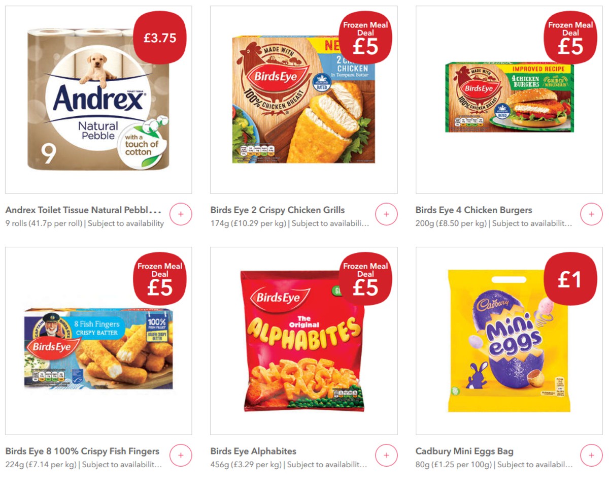 Co-op Food Offers from 6 April