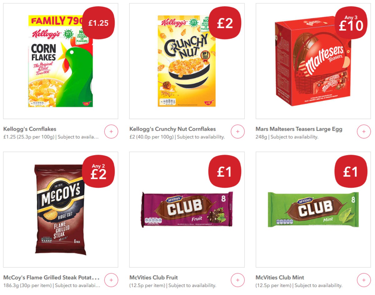 Co-op Food Offers from 13 April