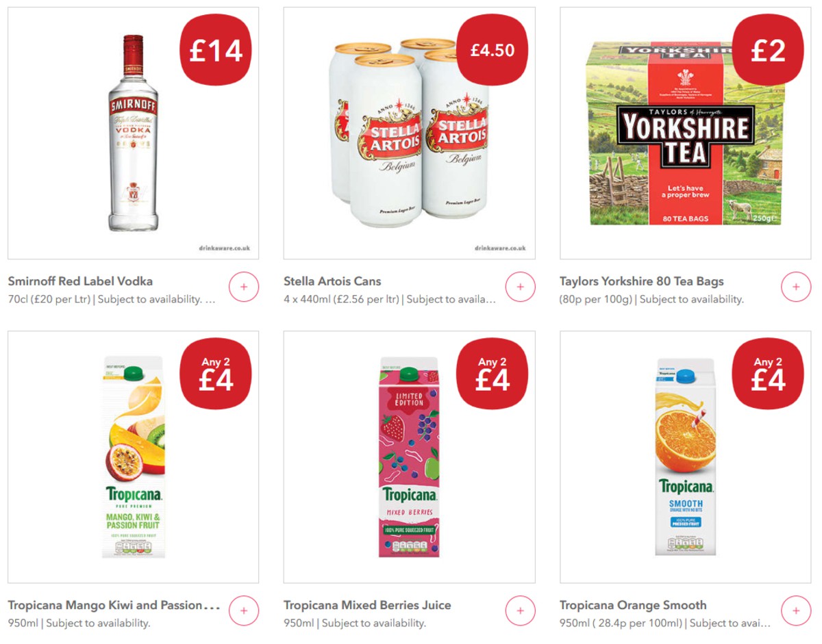 Co-op Food Offers from 27 April